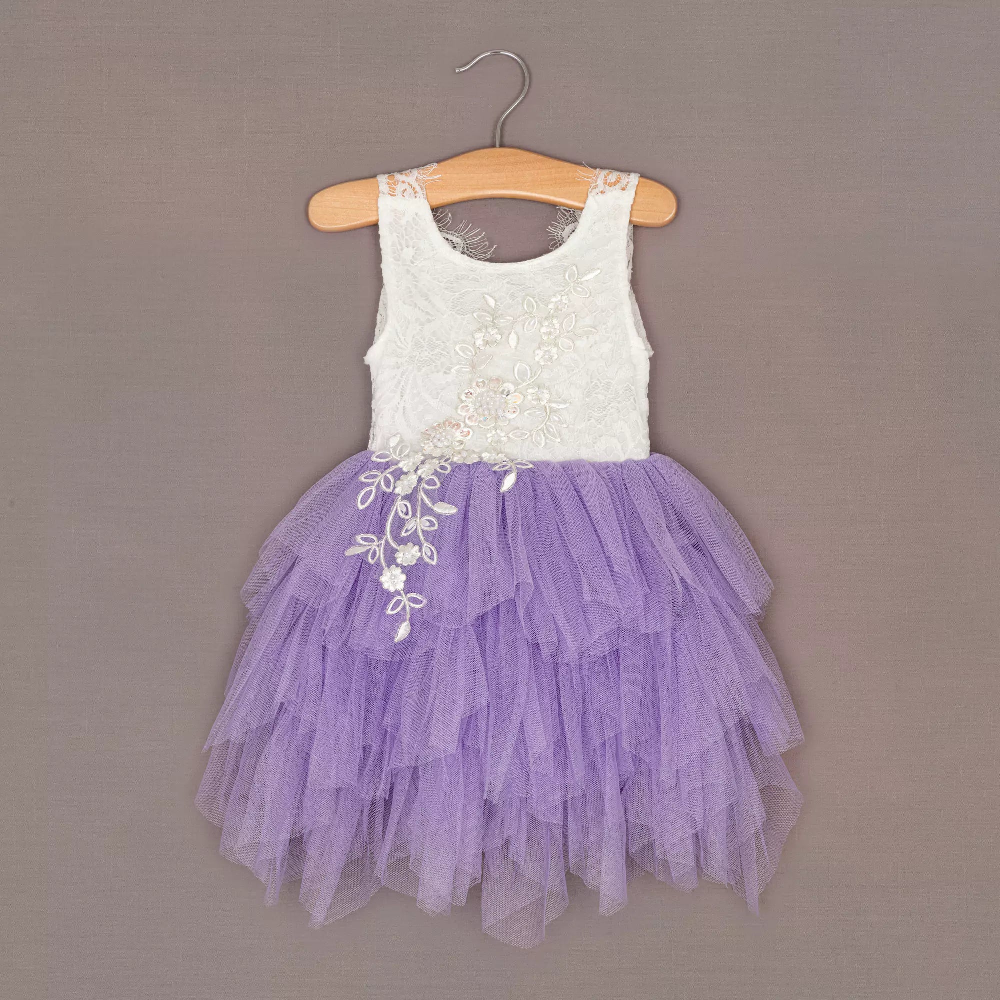Lilac baby girl sales dress