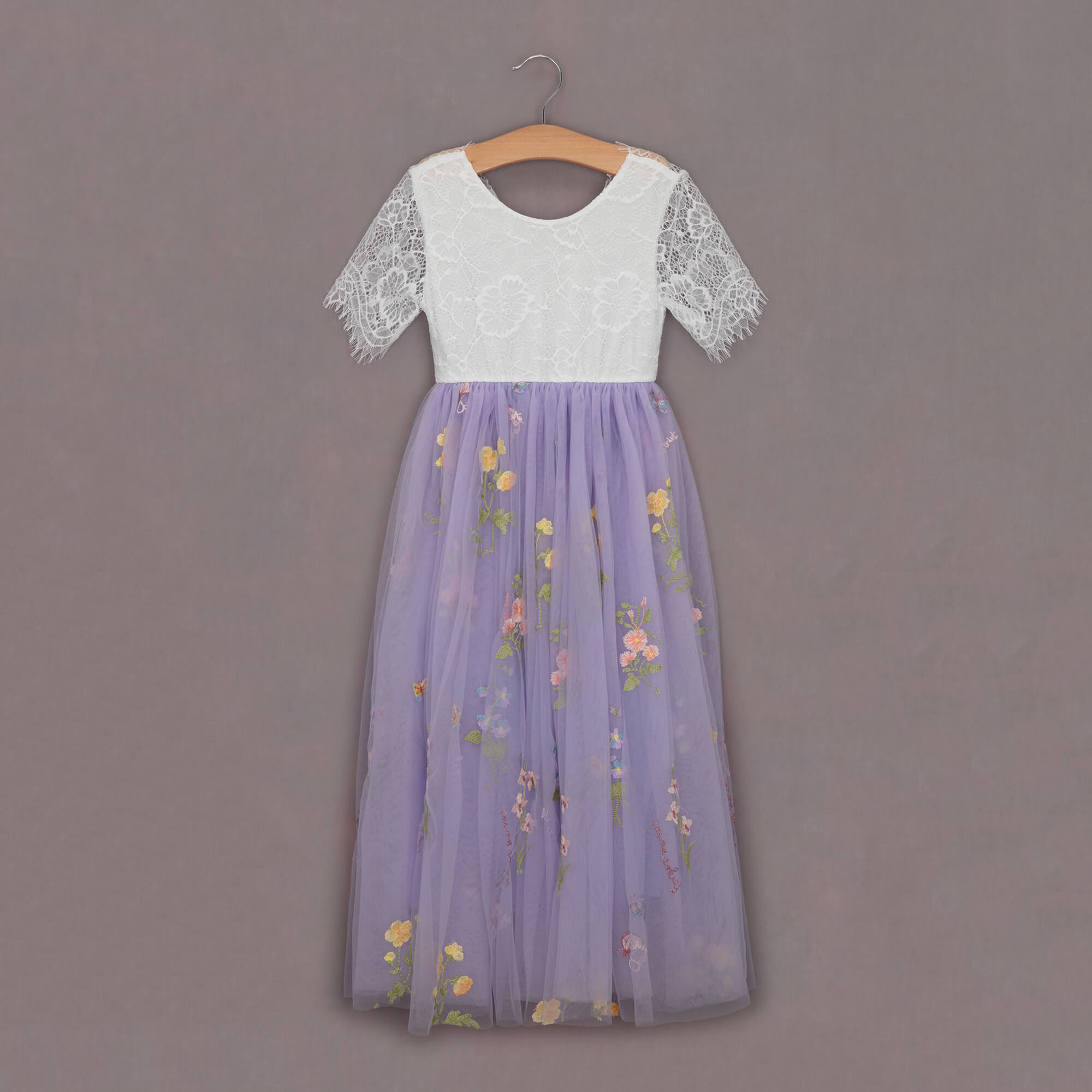 Enchanted Lilac Flower Girl Dress Enchanted Lilac Flower Girl Dress