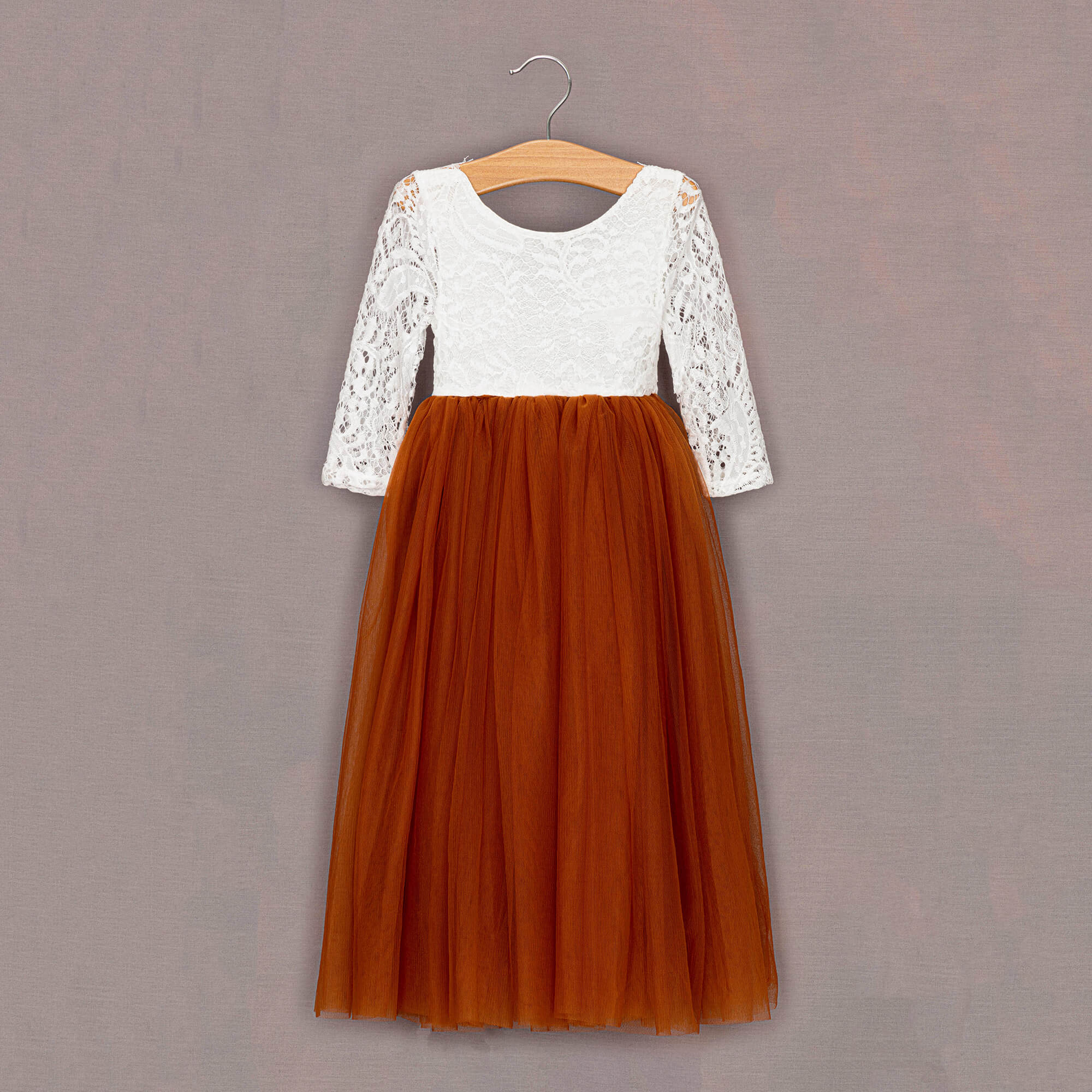 Boho Burnt Orange Classic Baby Dress