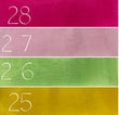 Organza colour chart