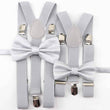 Silver Bracers and Bow Tie Sets
