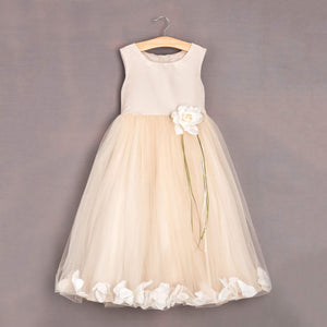 blush petal dress