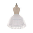 Girls white Wire Hoop Petticoat