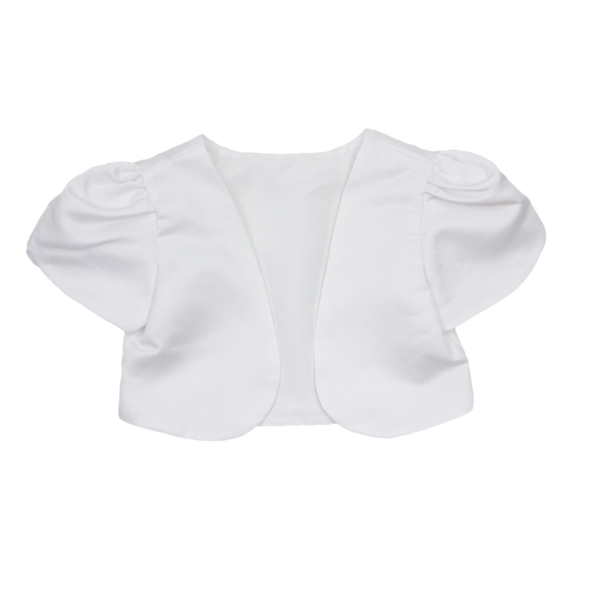 Girls white 2025 bolero jacket