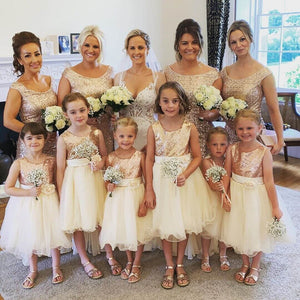 Flower Girls, Bridesmaid and Bride