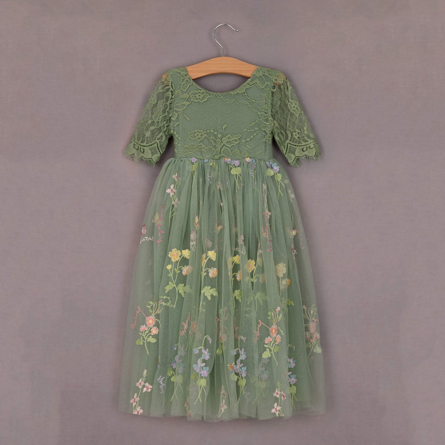 Enchanted Flutter Dress | Fern | UK Flower Girl Boutique Enchanted Flutter Dress | Fern | UK Flower Girl Boutique