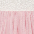 Close up of pink tulle