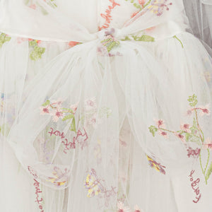 Close Up of tulle and embroidery