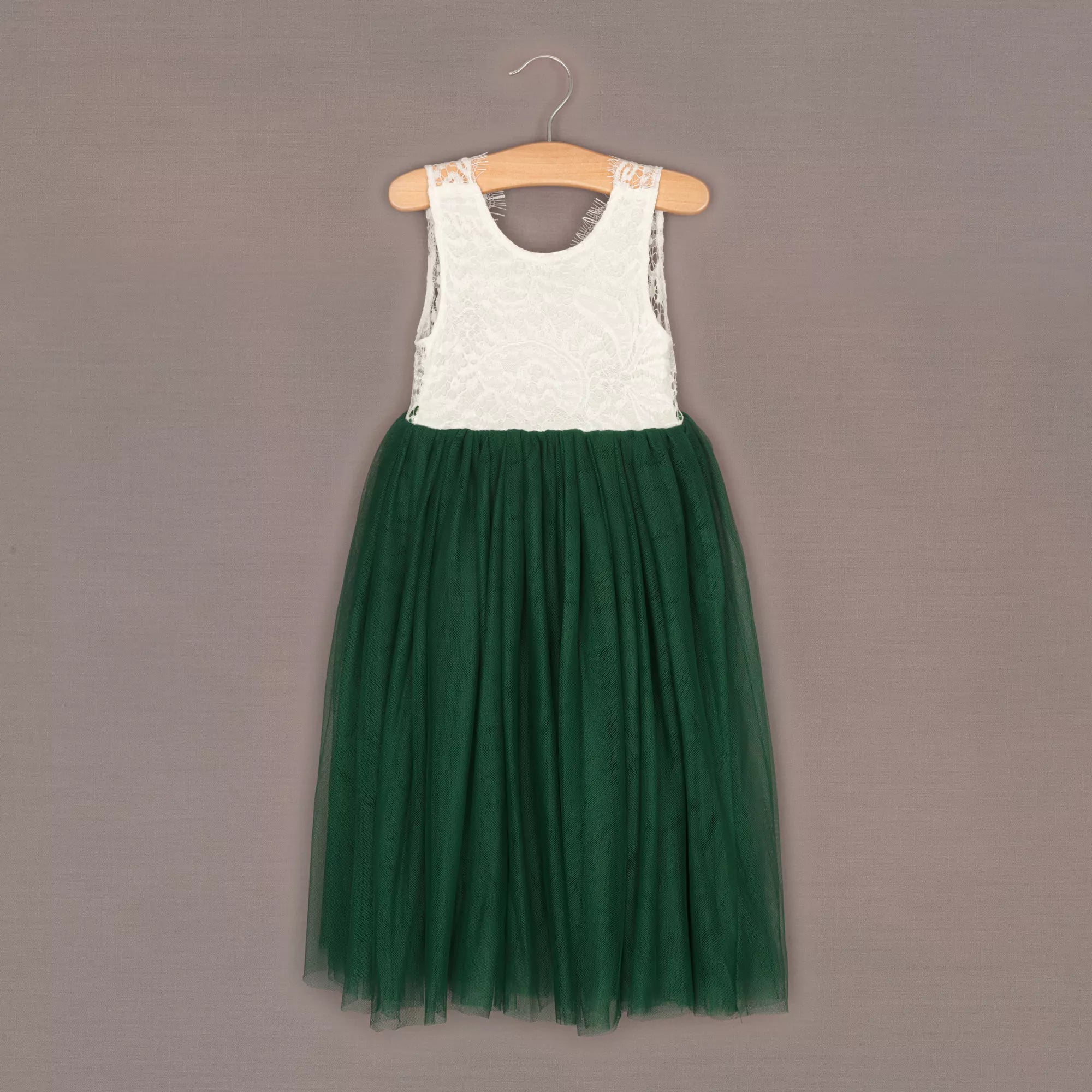 Flower girl store dresses dark green