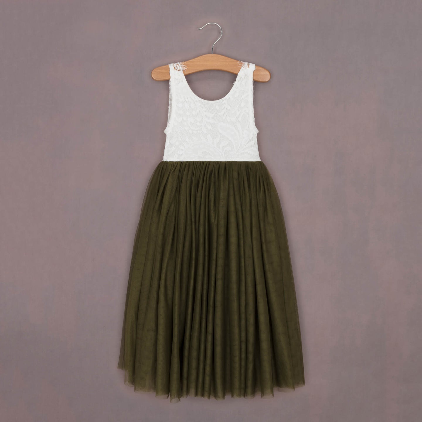 Bohemian Classic Dress - Olive Green