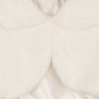 Front of a Girls white faux fur bolero with collar
