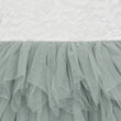 Close up of lace and tulle waistband