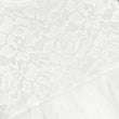 Close-up of white lace fabric texture