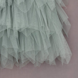 Ruffles skirt fabric