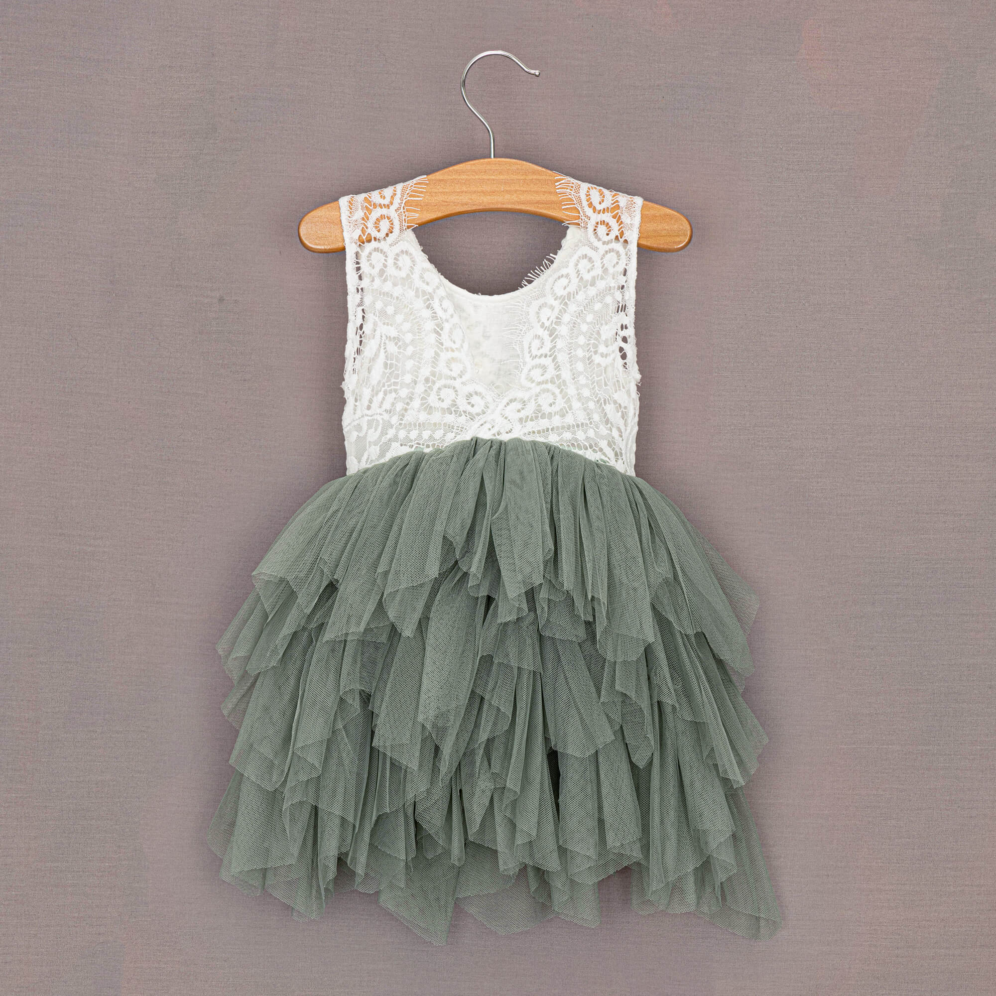 Baby girl sage green dress sale