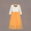 yellow tulle dress