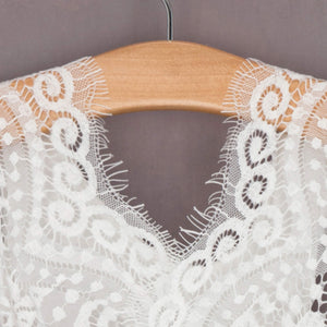 lace close up on hanger