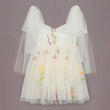 baby girls angel embroidered dress