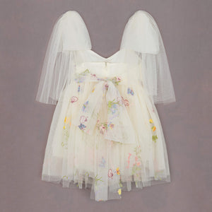 baby girls angel embroidered dress