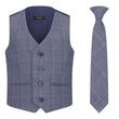 waistcoat and matching tie