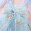 Baby Blue enchanted angel dress rear bows