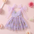 Baby enchanted dress in lilac