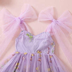 Lilac baby girls dress