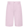 Light pink shorts on a white background