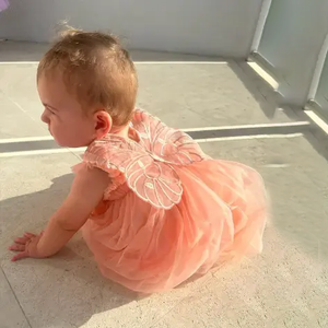 Baby Farasha Fairy Dress - Coral Pink