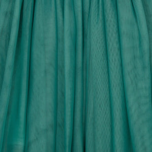 Teal fabric with a textured pattern