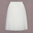 Ladies white tulle skirt