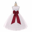 Classic Dolly Dress - Burgundy Sash