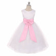 Robe Dolly Classique - Ceinture Rose 