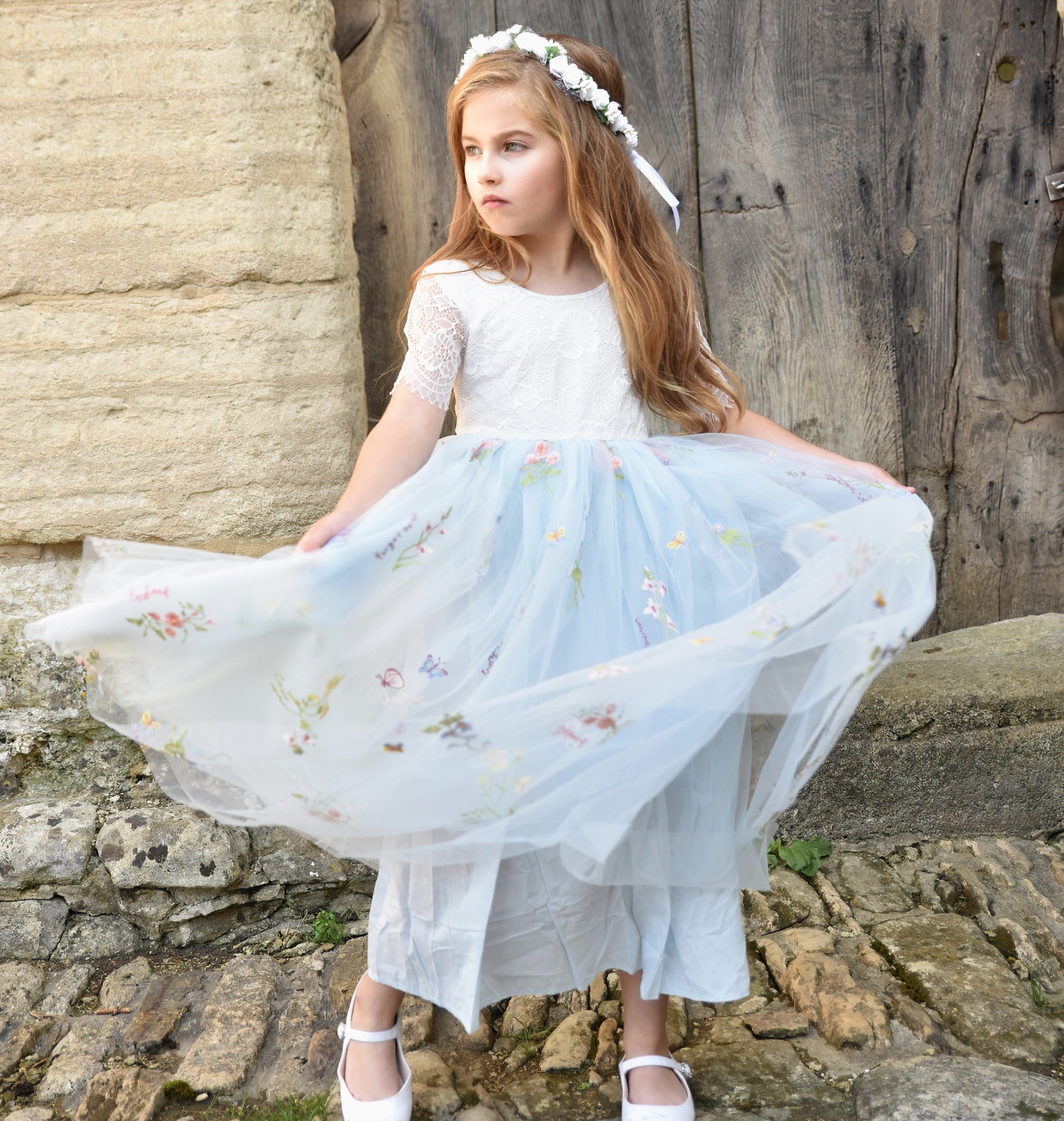 Embroidered Dresses | Weddingwear | UK Flower Girl Boutique Embroidered Dresses | Weddingwear | UK Flower Girl Boutique