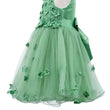 Daisy Dress in sage green - skirt detail
