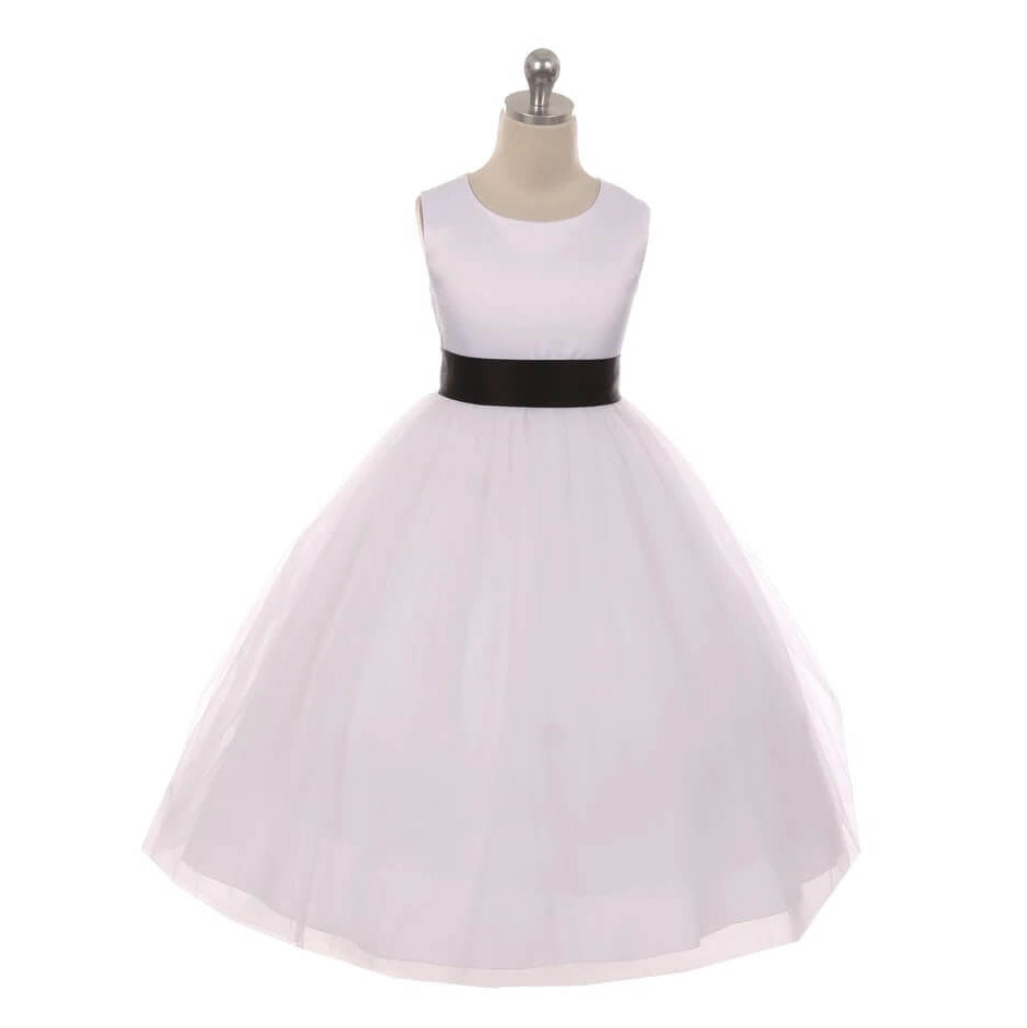 Classic Dolly Black Sash Dress