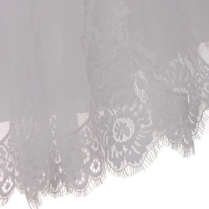 white lace detailing on Eden Applique Dress