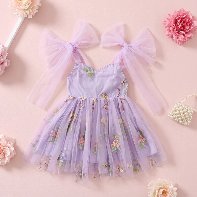 Angel dress for 1 year 2024 baby girl