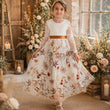 Enchanted Snow Long Sleeve Dress (Closed Back) - Chantilly Lace