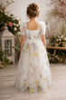 Enchanted Forget Me Not Dress - White