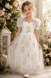 Enchanted Forget Me Not Dress - White