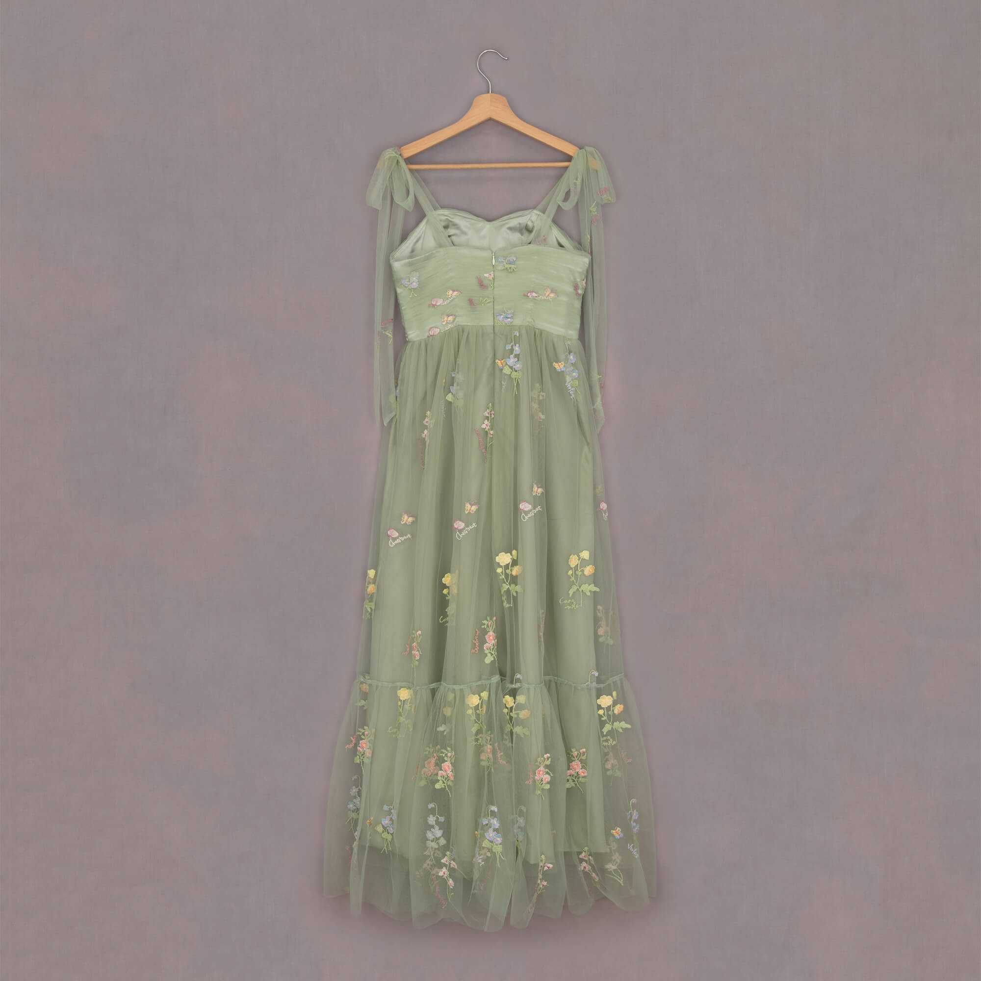 Embroidered Lalla Ladies Bridesmaid Dress