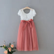 Baby Bohemian Flutter Dress - Tea Pink