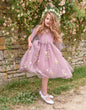 pretty girl wearing fairy style dress