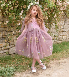 pretty girl wearing fairy style dress