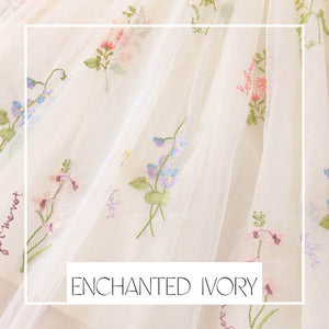 Ivory option for tulle