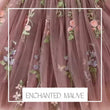Mauve embroidered option tulle