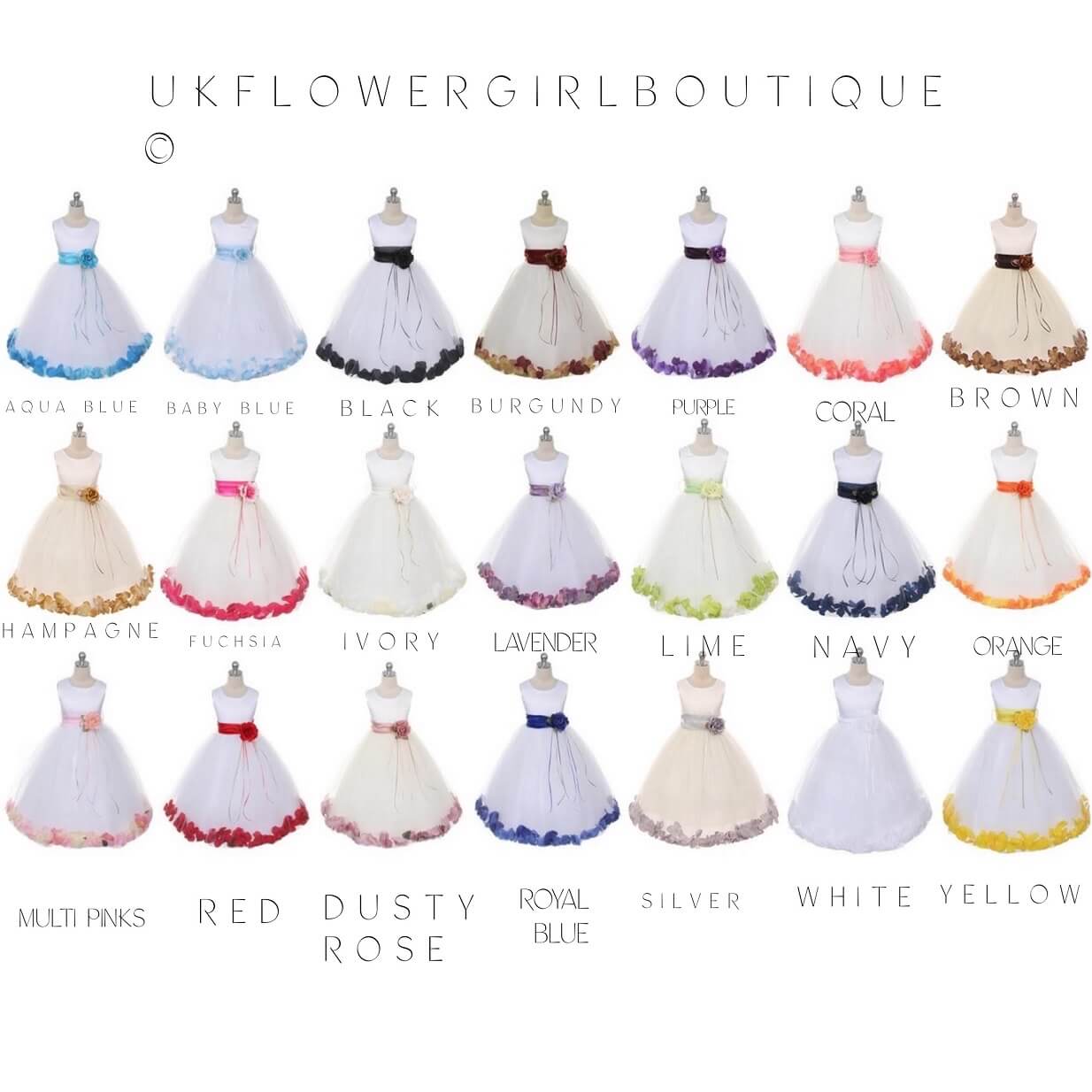 Royal blue and outlet white flower girl dresses