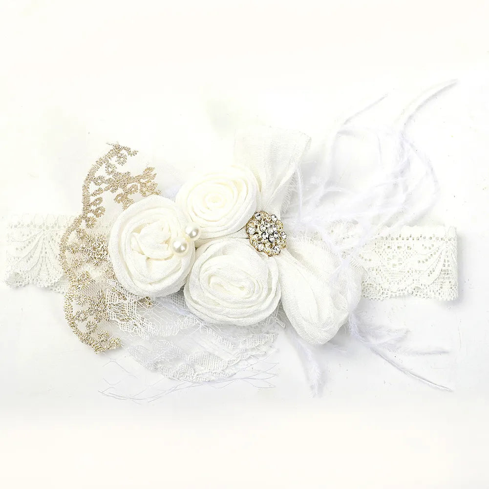 Lace Rosettes Garland