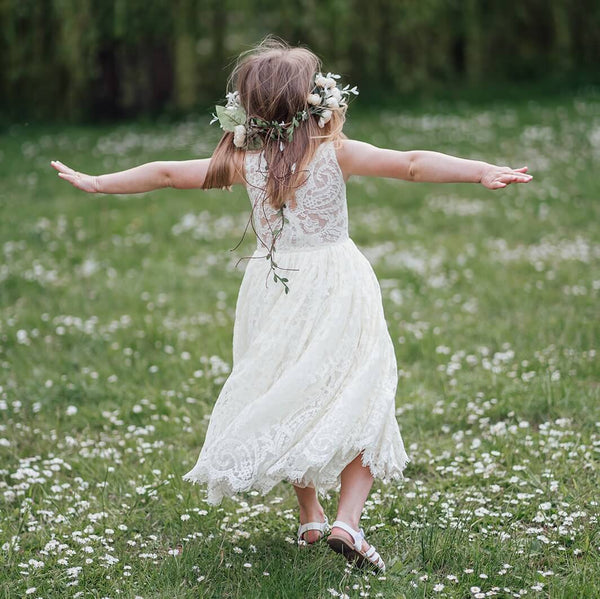 Florence Dress Lemon UK Flower Girl Boutique